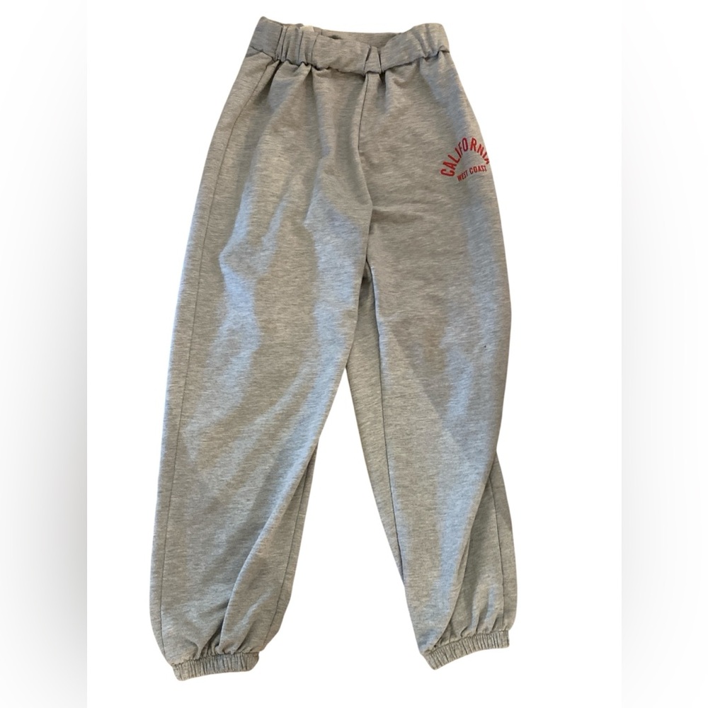 ROMWE Gray “California West Coast” Jogger Sweatpants – Size L